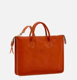 IL BISONTE Autres Sacs <Briefcase Caramel