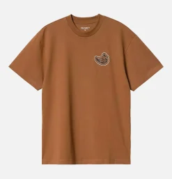 CARHARTT WIP T-shirts<Brown Ducks Tee Hamilton Brown