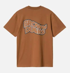 CARHARTT WIP T-shirts<Brown Ducks Tee Hamilton Brown
