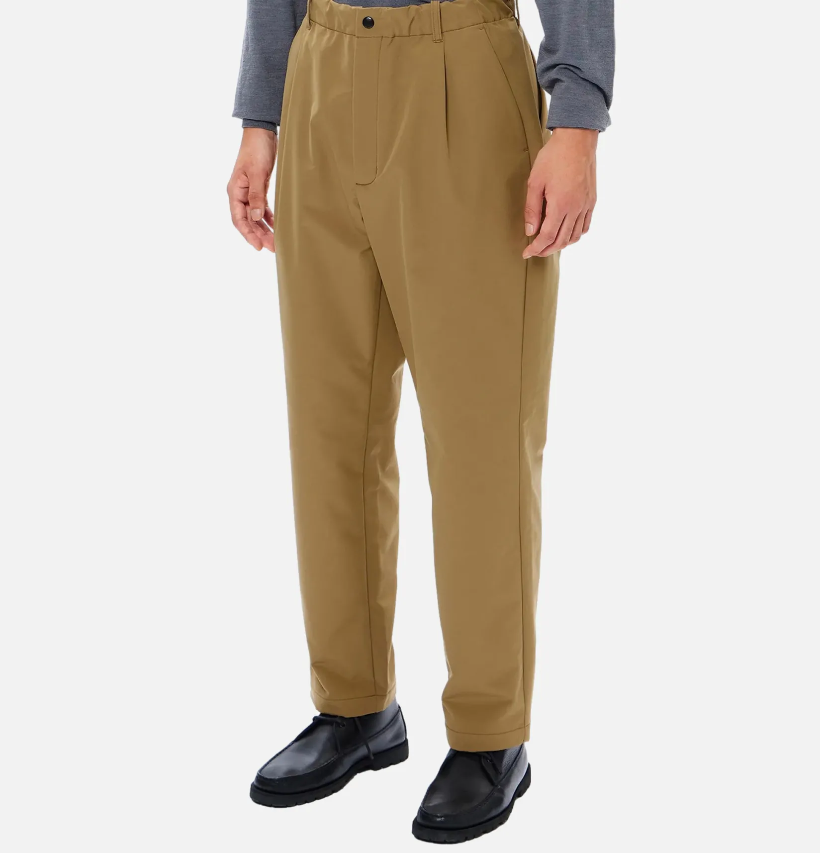 GOLDWIN Pantalons<Brushed Back One Tuck Pant Clay Beige