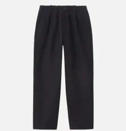 GOLDWIN Pantalons<Brushed Back One Tuck Pant Black