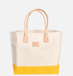 HERITAGE LEATHER COMPANY Tote-bags<Canvas Day Tote Bag Jaune