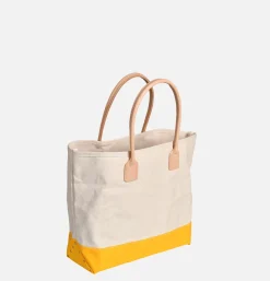 HERITAGE LEATHER COMPANY Tote-bags<Canvas Day Tote Bag Jaune