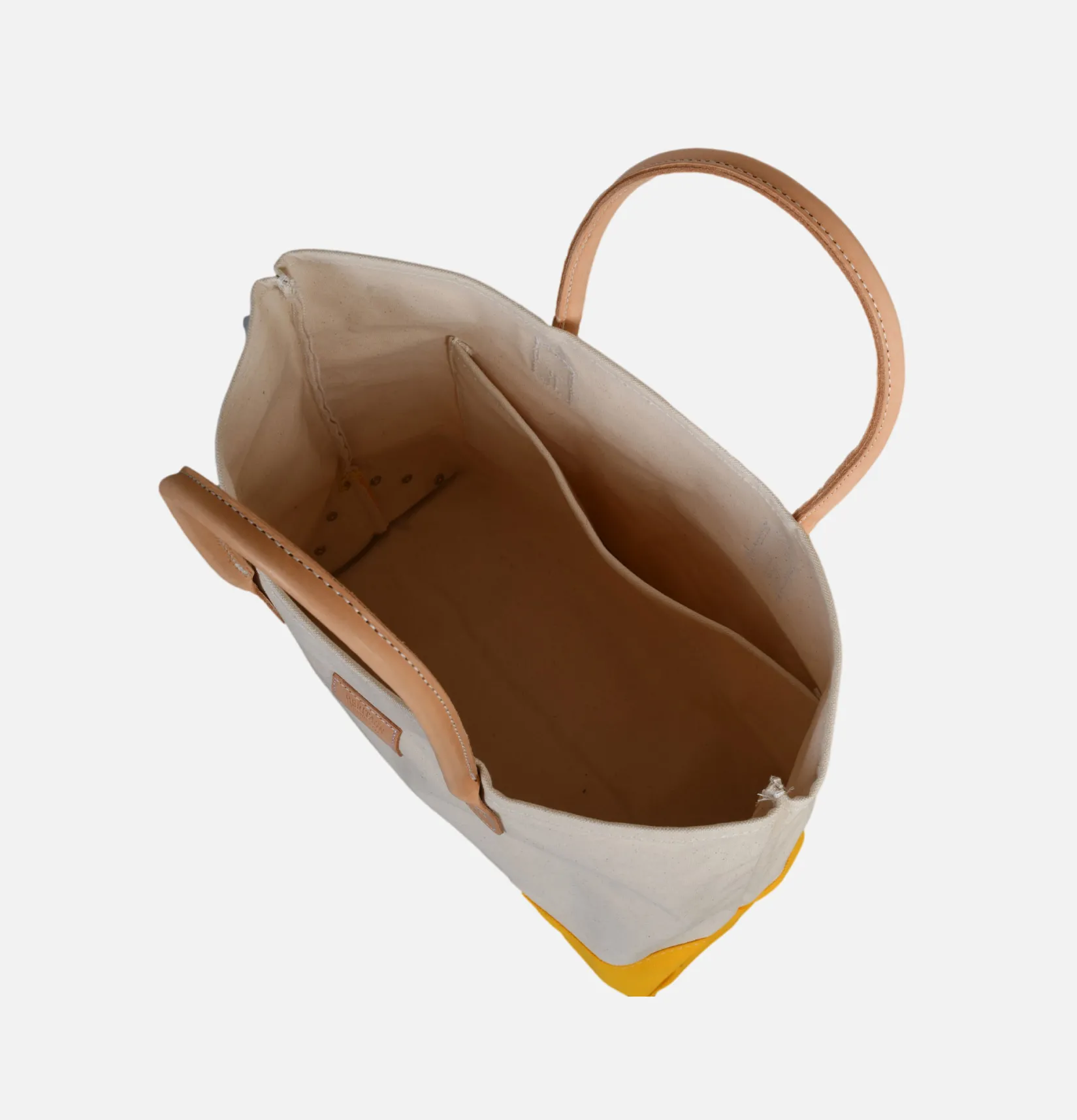 HERITAGE LEATHER COMPANY Tote-bags<Canvas Day Tote Bag Jaune