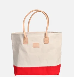 HERITAGE LEATHER COMPANY Sacs Bandoulière<Canvas Day Tote Bag Rouge
