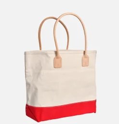 HERITAGE LEATHER COMPANY Sacs Bandoulière<Canvas Day Tote Bag Rouge