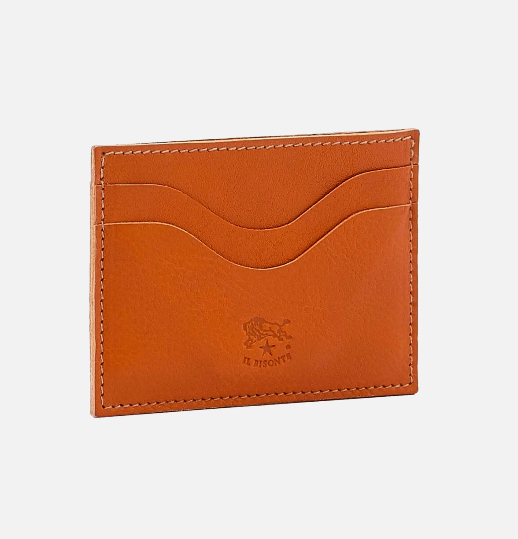 IL BISONTE Petite Maroquinerie<Card Case Caramel
