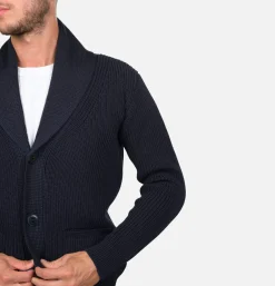 NITTO KNITWEAR Pulls & Cardigans<Cardigan Vasken Navy