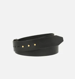 L'ANGUILLE Ceintures<Ceinture Gropius Noire