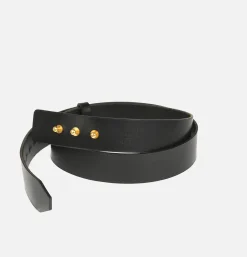 L'ANGUILLE Ceintures<Ceinture Gropius Noire