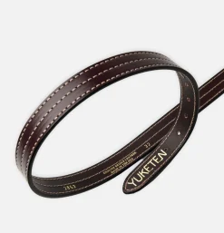 YUKETEN Ceintures<Ceinture Triple Stitched Dark Brown