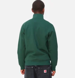 CARHARTT WIP Sweats & Polaires<Chase Neck Zip Sweat Discovery Green