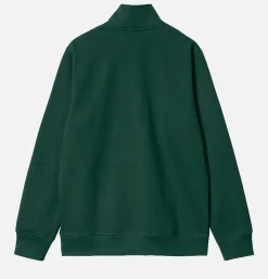 CARHARTT WIP Sweats & Polaires<Chase Neck Zip Sweat Discovery Green