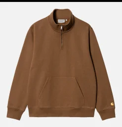 CARHARTT WIP Sweats & Polaires<Chase Neck Zip Sweat Tamarind