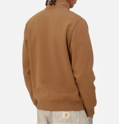 CARHARTT WIP Sweats & Polaires<Chase Neck Zip Sweat Tamarind