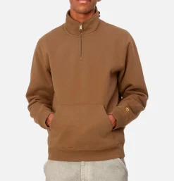 CARHARTT WIP Sweats & Polaires<Chase Neck Zip Sweat Tamarind