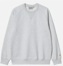 CARHARTT WIP Sweats & Polaires<Chase Sweat Ash Heather