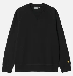 CARHARTT WIP Sweats & Polaires<Chase Sweat Black Gold