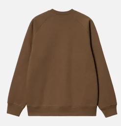 CARHARTT WIP Sweats & Polaires<Chase Sweat Chocolate Gold