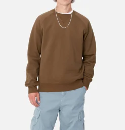 CARHARTT WIP Sweats & Polaires<Chase Sweat Chocolate Gold