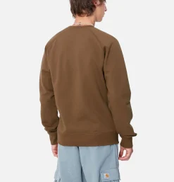 CARHARTT WIP Sweats & Polaires<Chase Sweat Chocolate Gold
