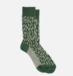 Homme ROTOTO Chaussettes<Chausettes Raindrop Green