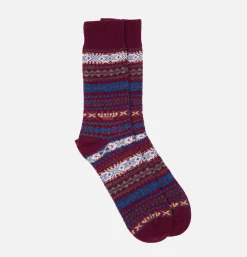 Femme BARBOUR Autres|Chaussettes<Chaussettes Boyd Burgundy