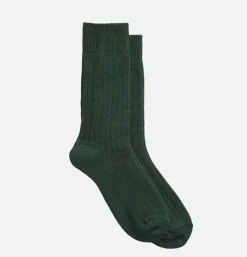 Homme ROTOTO Chaussettes<Chaussettes Cotton Wool Vert
