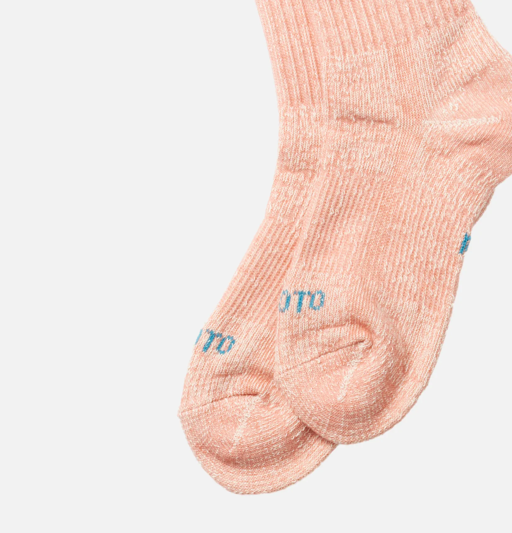Homme ROTOTO Chaussettes<Chaussettes Double Face Mini Saumon