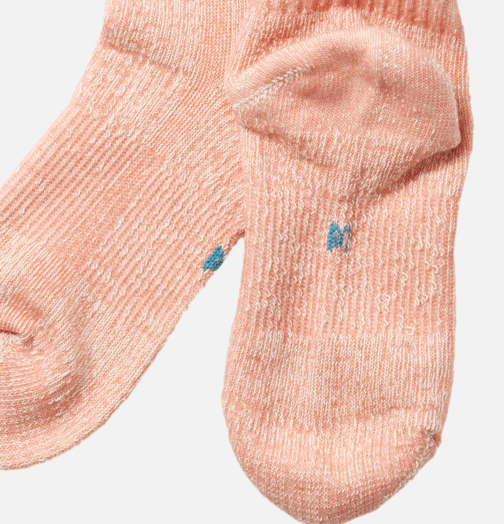 Homme ROTOTO Chaussettes<Chaussettes Double Face Mini Saumon