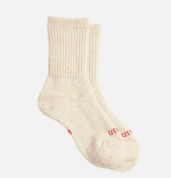 Homme ROTOTO Chaussettes<Chaussettes Double Face Mini Beige