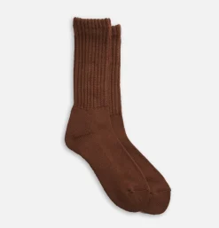 Femme ROTOTO Autres|Chaussettes<Chaussettes Loose Pile Chocolat