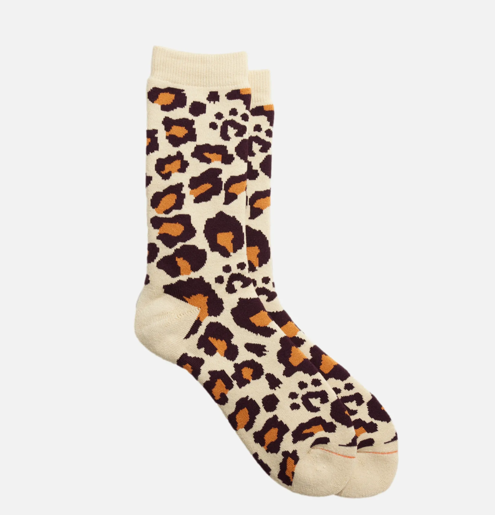 Homme ROTOTO Chaussettes<Chaussettes Pile Leopard