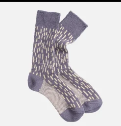 Homme ROTOTO Chaussettes<Chaussettes Raindrop Blue