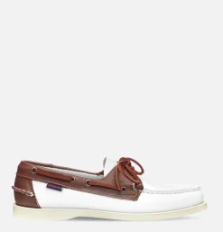 Homme SEBAGO Mocassins<Chaussures Docksides Portland White brown
