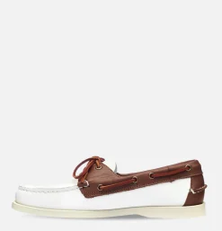 Homme SEBAGO Mocassins<Chaussures Docksides Portland White brown