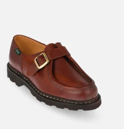 Homme PARABOOT Chaussures<Chaussures Michael Bride Lis Marron