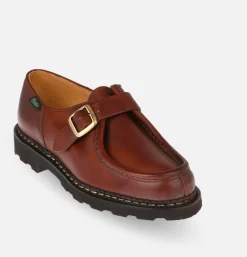 Homme PARABOOT Chaussures<Chaussures Michael Bride Lis Marron