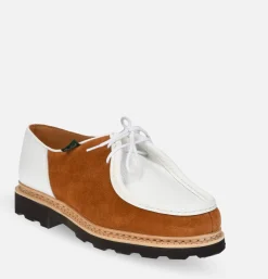 Homme PARABOOT Chaussures<Chaussures Michael Marche Blanc Whisky