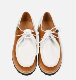 Homme PARABOOT Chaussures<Chaussures Michael Marche Blanc Whisky