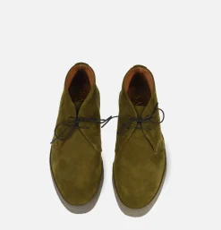 Homme SANDERS Bottes<Chaussures Hi-top Vert