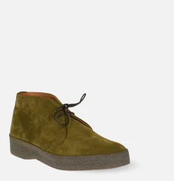 Homme SANDERS Bottes<Chaussures Hi-top Vert