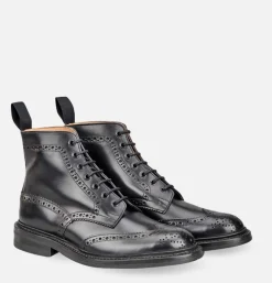 Homme TRICKERS Bottes<Chaussures Stow Black