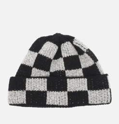 FOUND FEATHER Gants • Bonnets • Echarpes<Checker Beanie Black