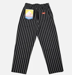 COOKMAN Work Pants<Chef Pant Duck Stripe Black
