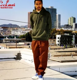 COOKMAN Work Pants<Chef Pant Herringbone Chocolat