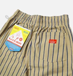COOKMAN Work Pants<Chef Pant Stripe Beige Blue