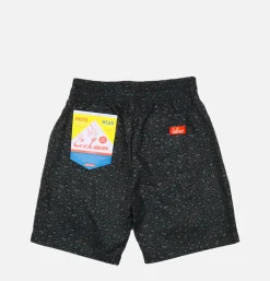 COOKMAN Shorts<Chef Short Black Leopard