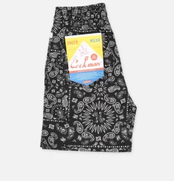 COOKMAN Shorts<Chef Short Paisley Black