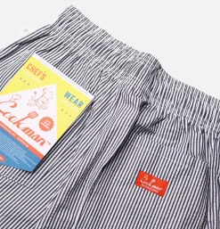 COOKMAN Shorts<Chef Short Seersucker Navy